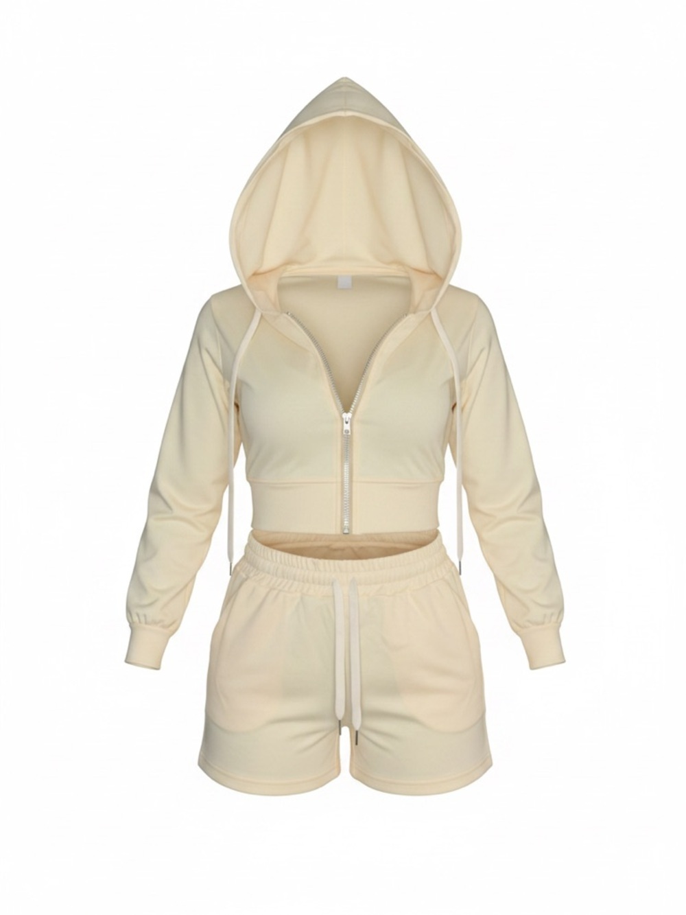 Peachy Orange Hoodie Set
